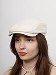 Кепка STETSON арт. 6383107 DRIVER CAP LINEN/COTTON SELVAGE (кремовый)